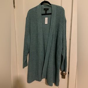 NWT 26/28 Lane Bryant Open Front Cardigan